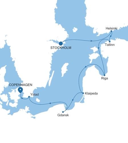 Stockholm nach Copenhagen