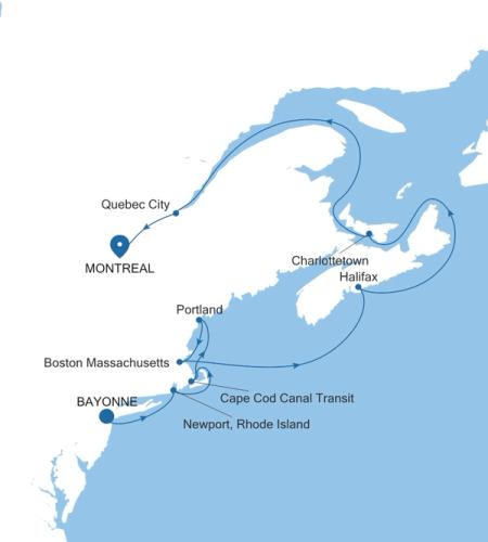 Bayonne, New Jersey a Montreal