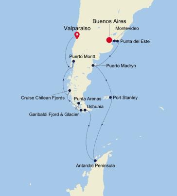 Cruise from Buenos Aires to Valparaiso - WH260222022