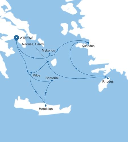 Athens (Piraeus) to Athens (Piraeus)