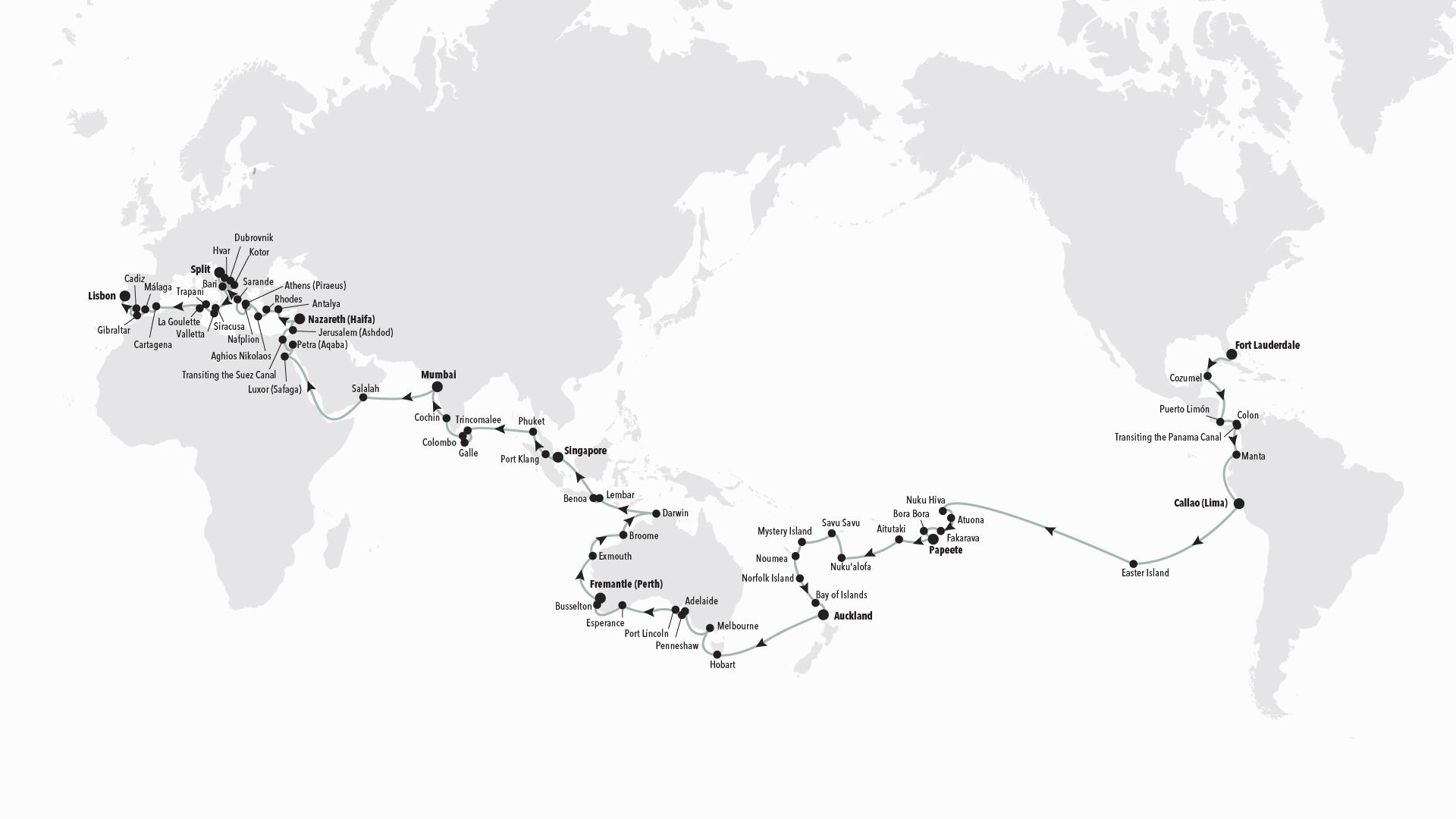 FORT LAUDERDALE, FLORIDA TO LISBON