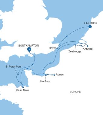 Ijmuiden (Amsterdam) to Southampton