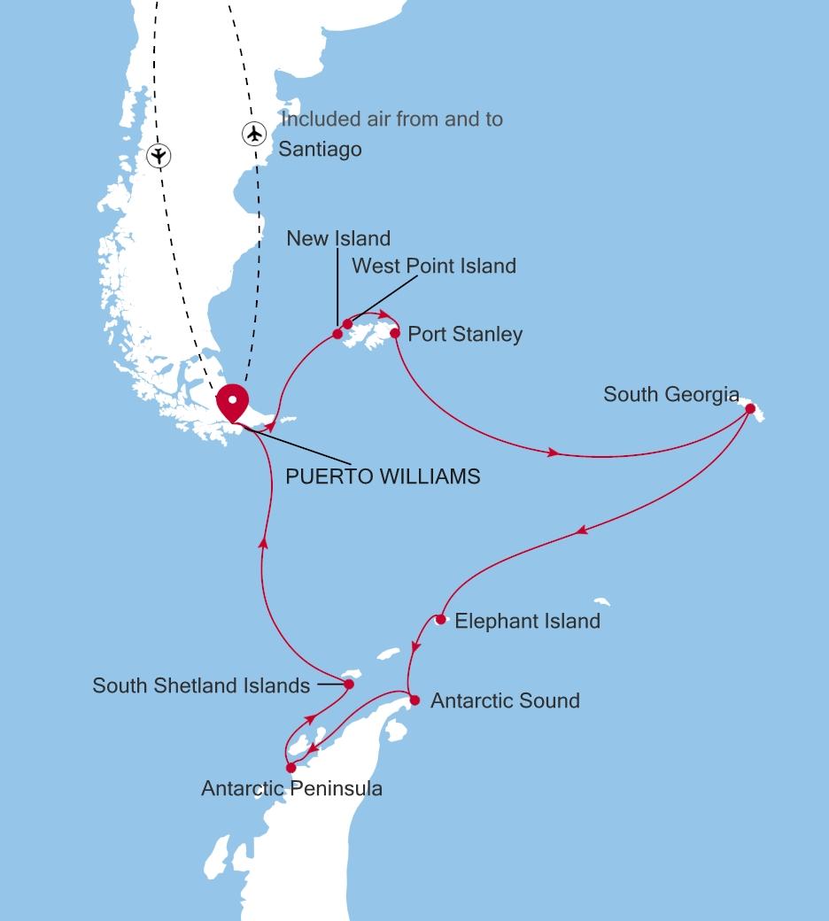 PUERTO WILLIAMS TO PUERTO WILLIAMS
