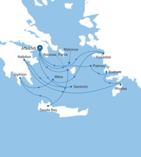 Athens (Piraeus) to Athens (Piraeus)