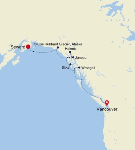 Seward (Anchorage, Alaska) nach Vancouver