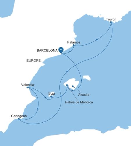 Barcelona to Barcelona