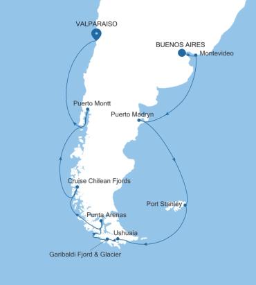 Buenos Aires to Valparaiso