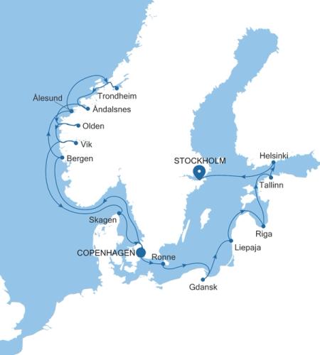 Copenhagen to Stockholm