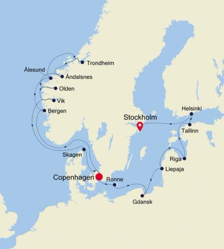 Copenhagen to Stockholm