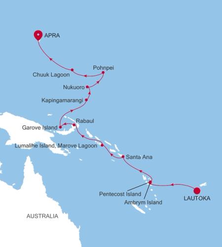 Lautoka to Apra