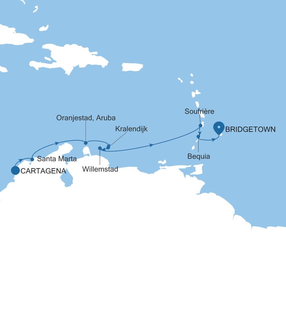 CARTAGENA TO BRIDGETOWN