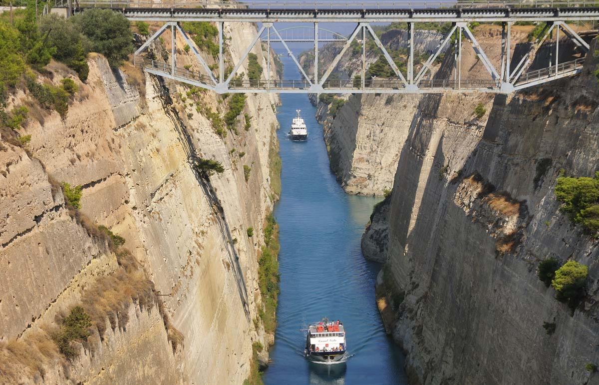 Ancient Corinth & Canal View