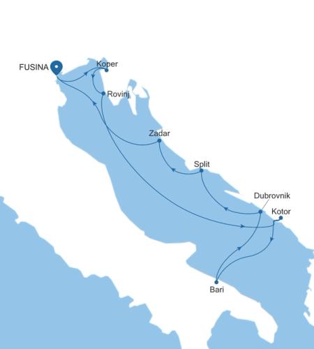 Fusina (Venice) to Fusina (Venice)