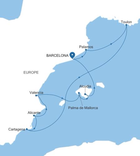 Barcelona to Barcelona