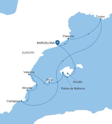 Barcelona to Barcelona