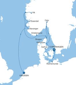 Ijmuiden (Amsterdam) to Copenhagen