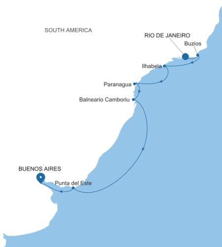 Rio de Janeiro a Buenos Aires