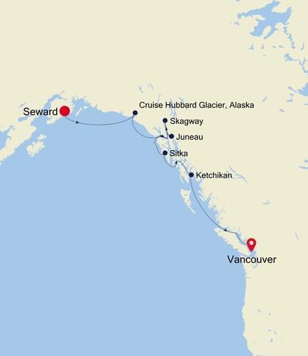 Seward (Anchorage, Alaska) à Vancouver