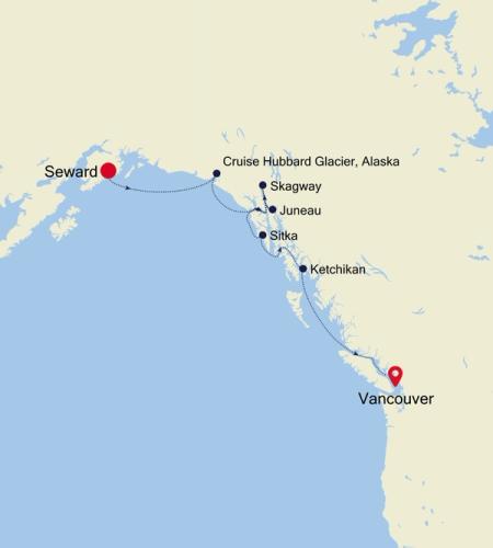Seward (Anchorage, Alaska) nach Vancouver