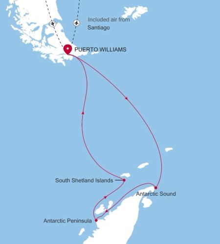 Puerto Williams to Puerto Williams