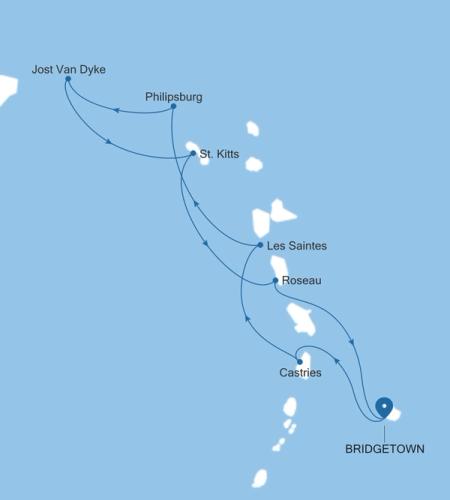 Bridgetown to Bridgetown