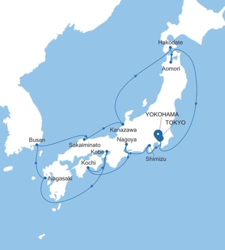 Tokyo nach Yokohama (Tokyo)