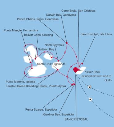 San Cristóbal, Galapagos à San Cristóbal, Galapagos