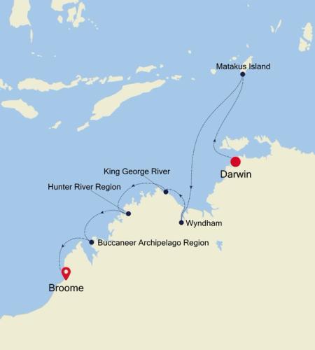 Darwin to Broome (Kimberley)