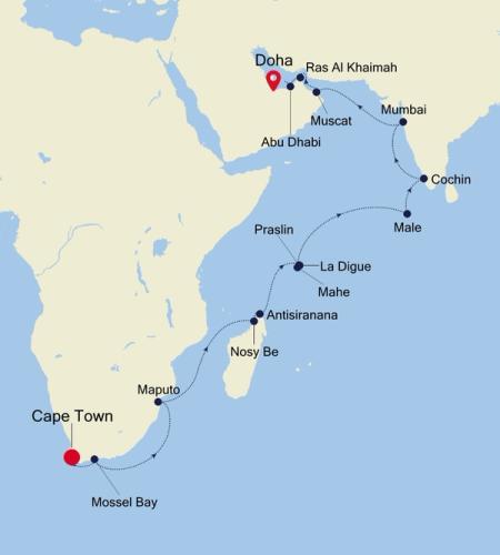 Cape Town to Doha