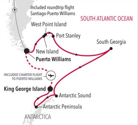 Puerto Williams to King George Island