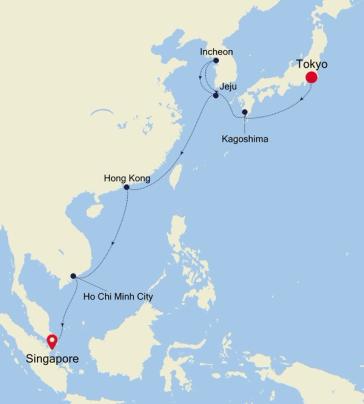 Cruise from Tokyo to Singapore - MO240419016