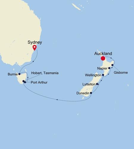Auckland nach Sydney