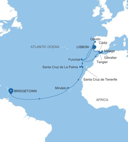Lisbon to Bridgetown