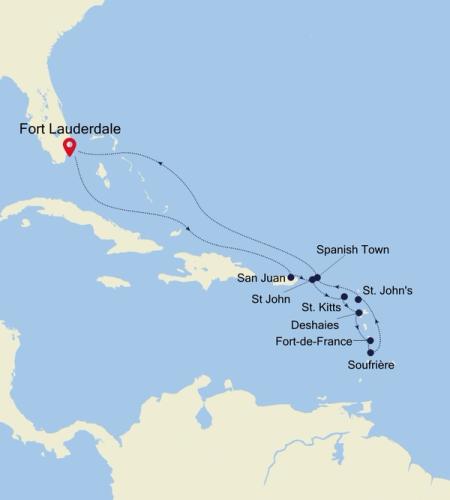 Fort Lauderdale, Florida to Fort Lauderdale, Florida