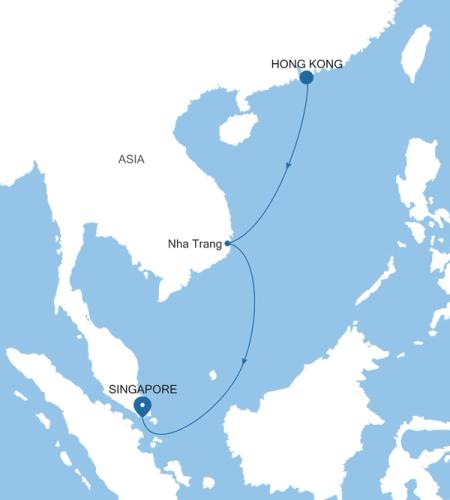Hong Kong to Singapore