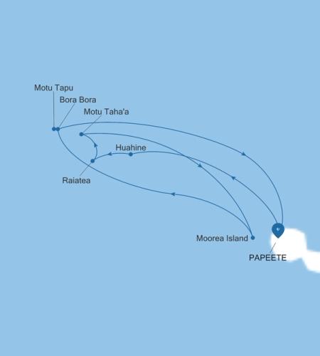 Papeete (Tahiti) nach Papeete (Tahiti)