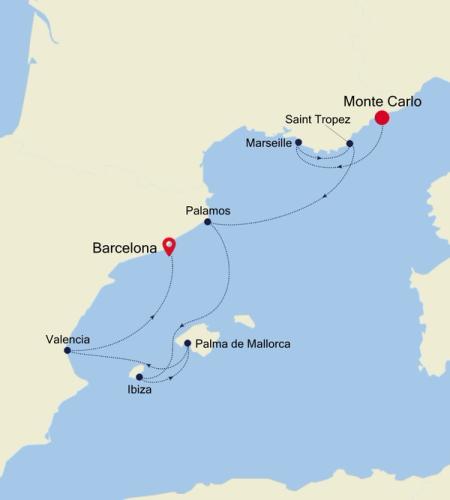 Monte Carlo to Barcelona