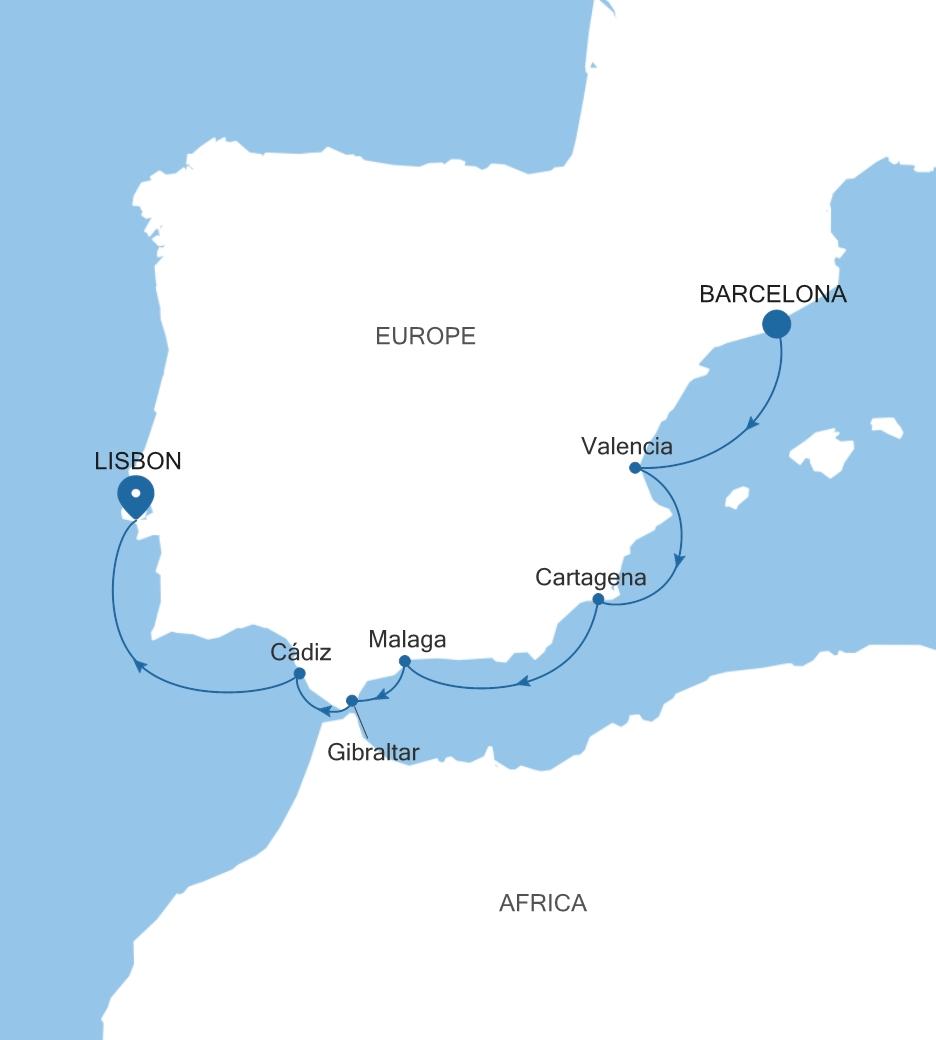 BARCELONA TO LISBON