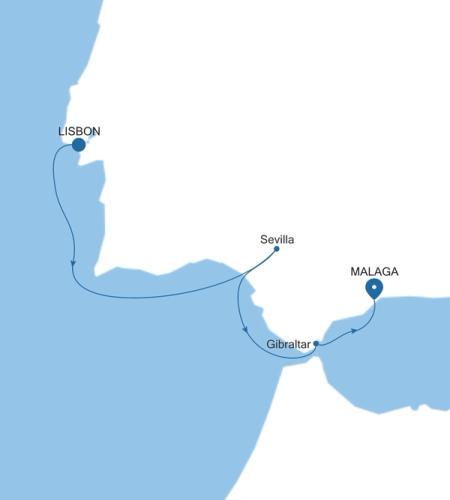 Lisbon nach Malaga (Costa del Sol)