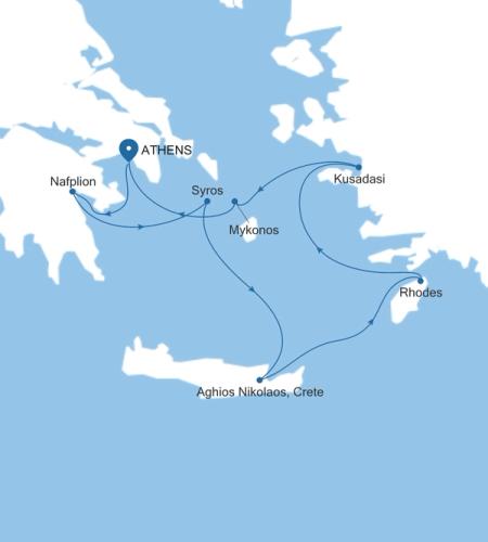 Athens (Piraeus) to Athens (Piraeus)