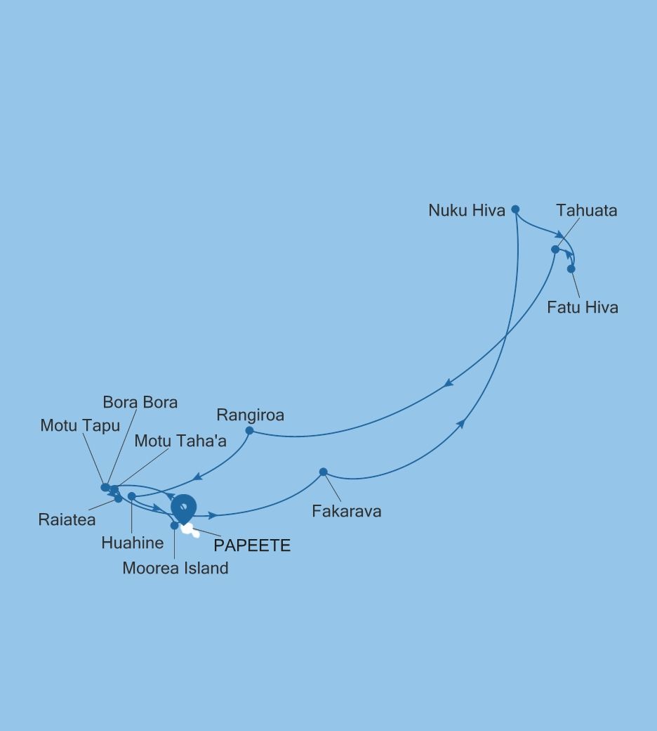 Cruise from Papeete (Tahiti) to Papeete (Tahiti) - WH270221014