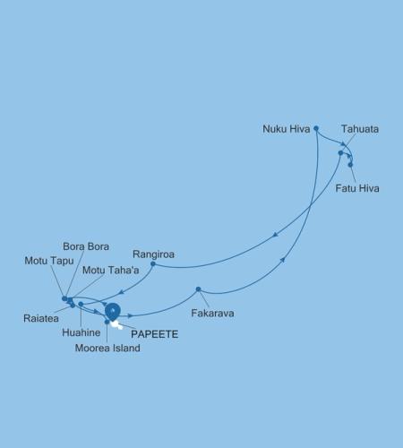 Papeete (Tahiti) a Papeete (Tahiti)