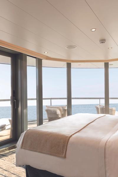 Lujosas suites con vistas al mar