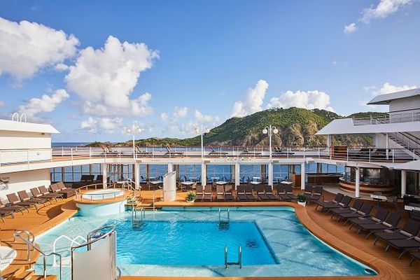 Pooldeck an Bord der Silver Whisper