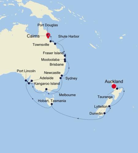 Auckland to Cairns