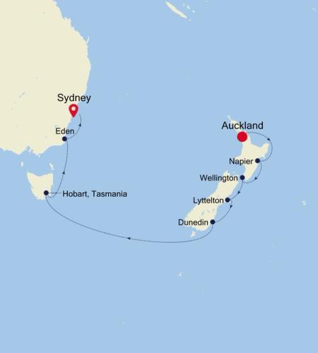 Auckland to Sydney