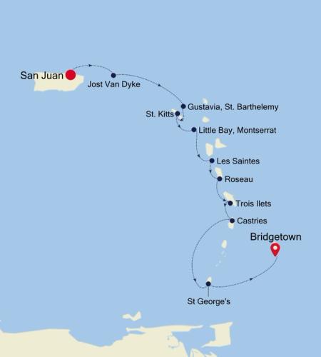 San Juan to Bridgetown