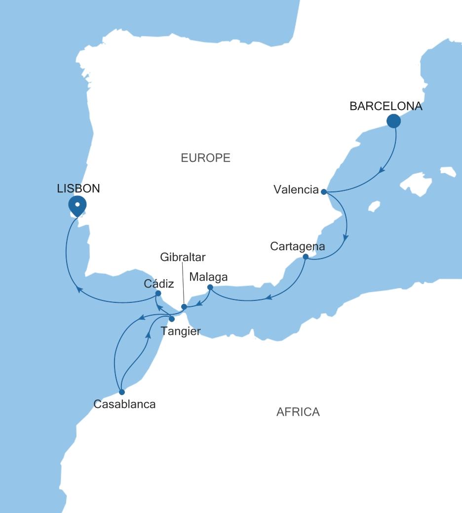 BARCELONA TO LISBON