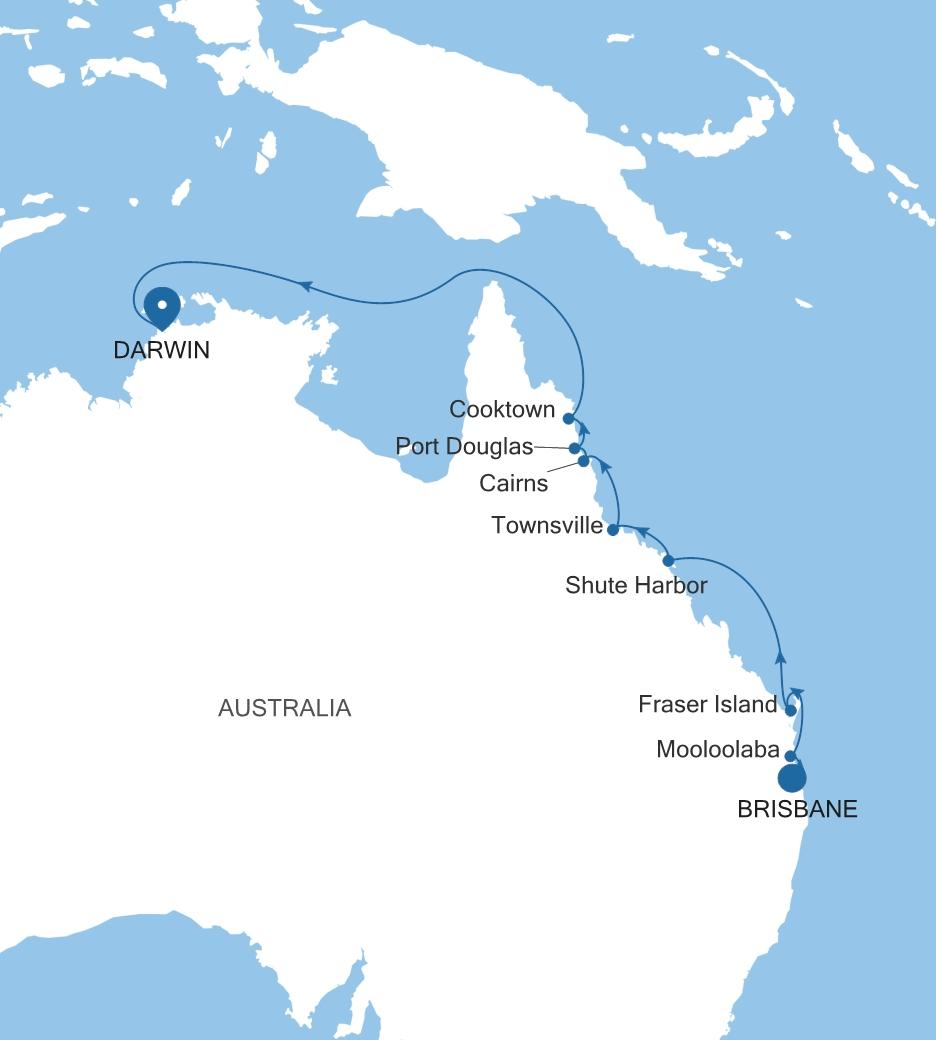 BRISBANE TO DARWIN
