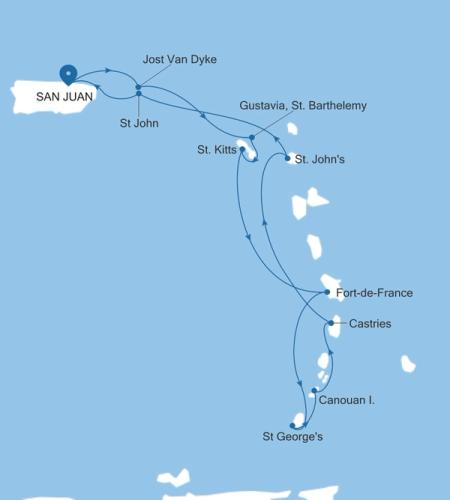San Juan to San Juan